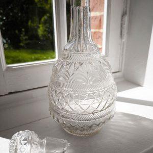 Carafe en verre Art de la table objet de décoration vaisselles La Brocante de Paula