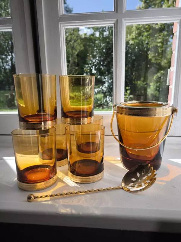 Services à verre Art de la table objet de décoration vaisselles La Brocante de Paula